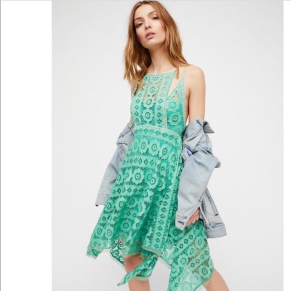 Free People Just Like Honey Lace Dress, size 4